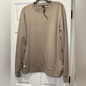 Vuori Ponto Performance Crew | XL | Tan Cream